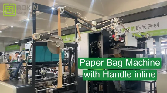 Rokin Brand Alimentació N Del Eje De Aire Bolsas PARA Empacar Hamburguesas Maquina PARA Fabricar Bolsas De Papel